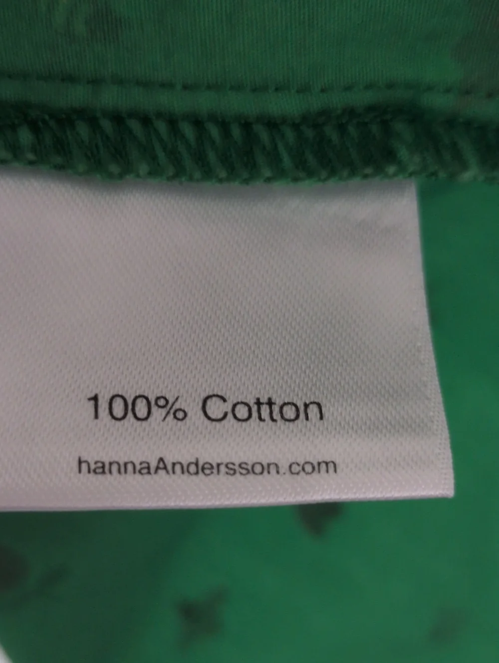 Hanna Andersson Green Shift Dress - Tulips & Bees - 120